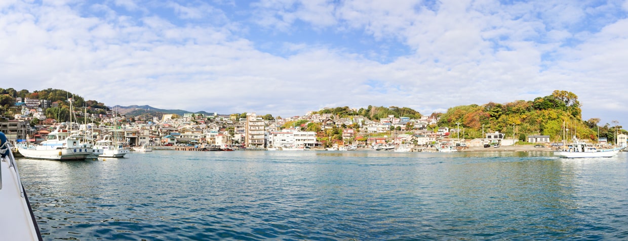 真鶴港から海洋散骨