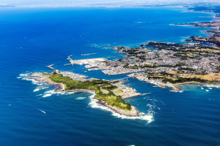 三崎港（三浦市）の空撮